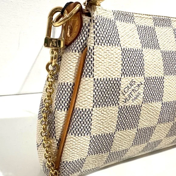 Louis Vuitton Eva Clutch in Damier Azur - Picture 6 of 11